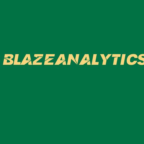 Logo da BLAZEANALYTICS